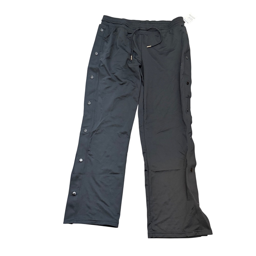 NWT Puma Explosive Tear Away Pant Black Snap Button Track Pants Large